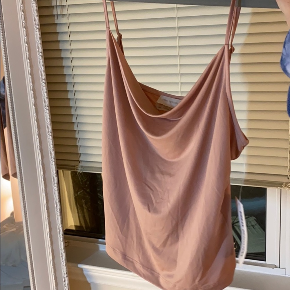 Pink/rose flowy urban outfitters tank1